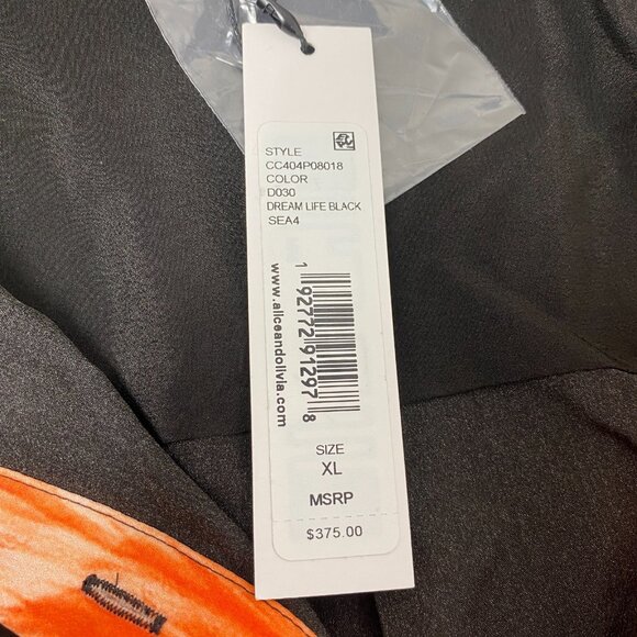 Alice + Olivia Brady Floral Silk Blouse Extra Large NWT $375 - Picture 12 of 14